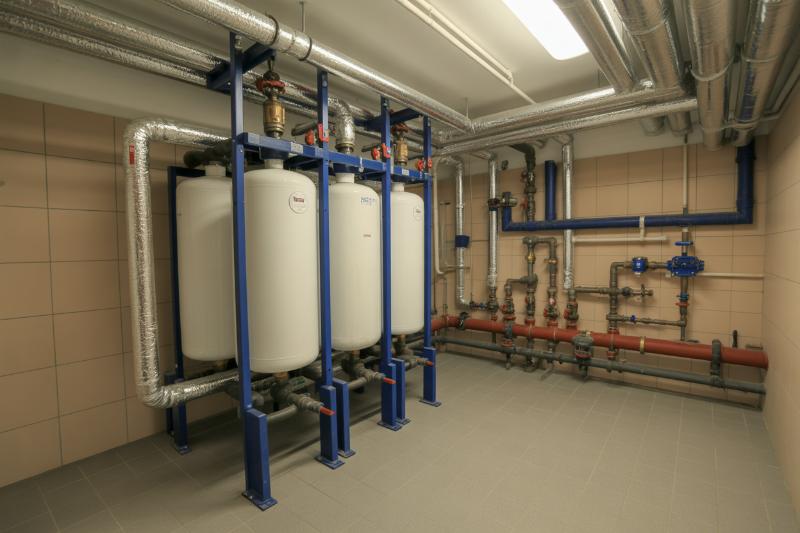 kompaktowy węzeł cieplny dwufunkcyjny